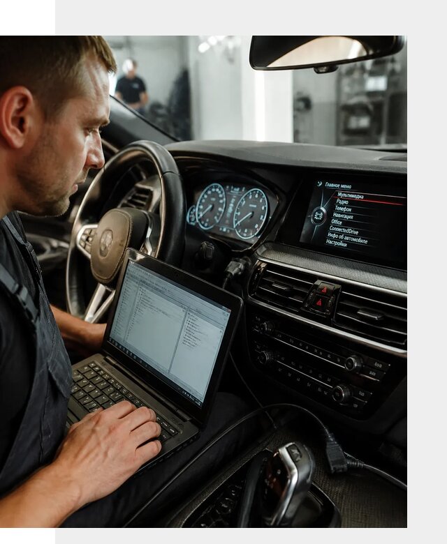 Русификация приборной панели BMW для авто в Ивантеевке от компании