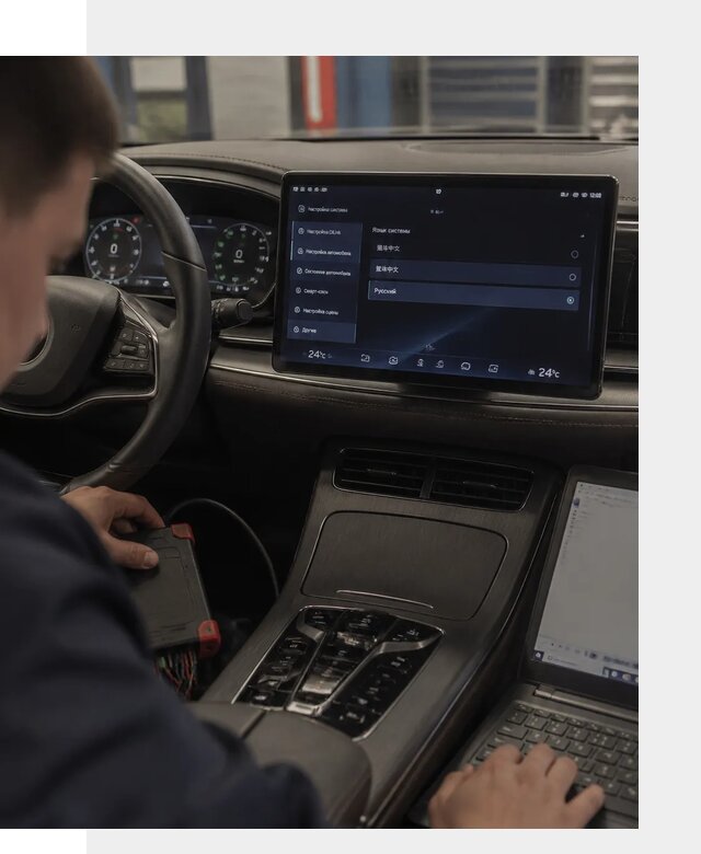 Русификация автомобиля BYD HAN для эксплуатации в Ивантеевке
